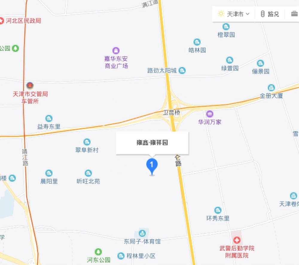 雍鑫雍祥园位置图