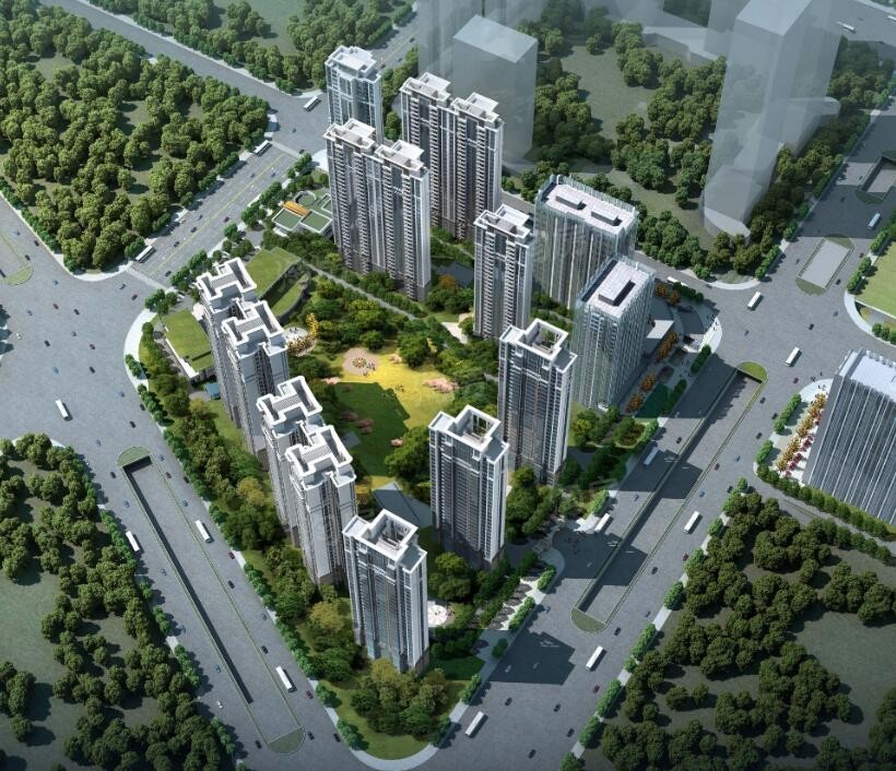 长沙恒大都汇广场效果图