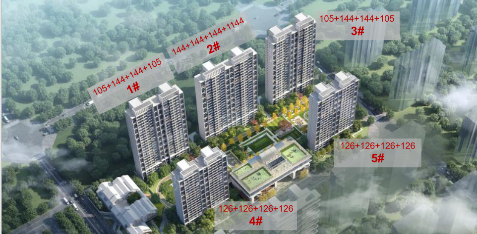 朝阳首府慧园效果图