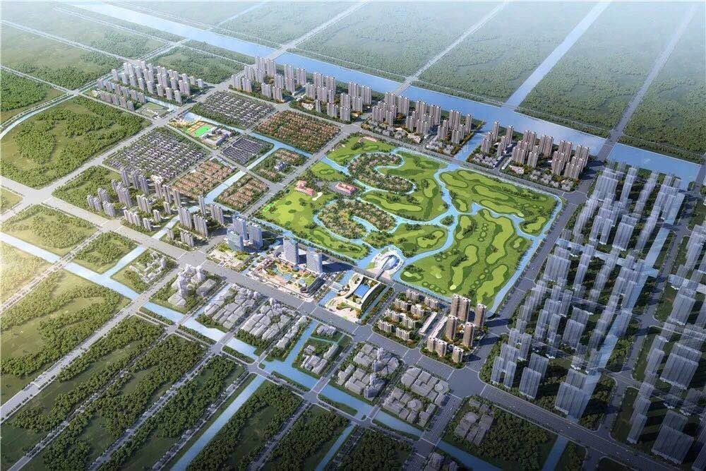 合生杭州湾国际新城效果图