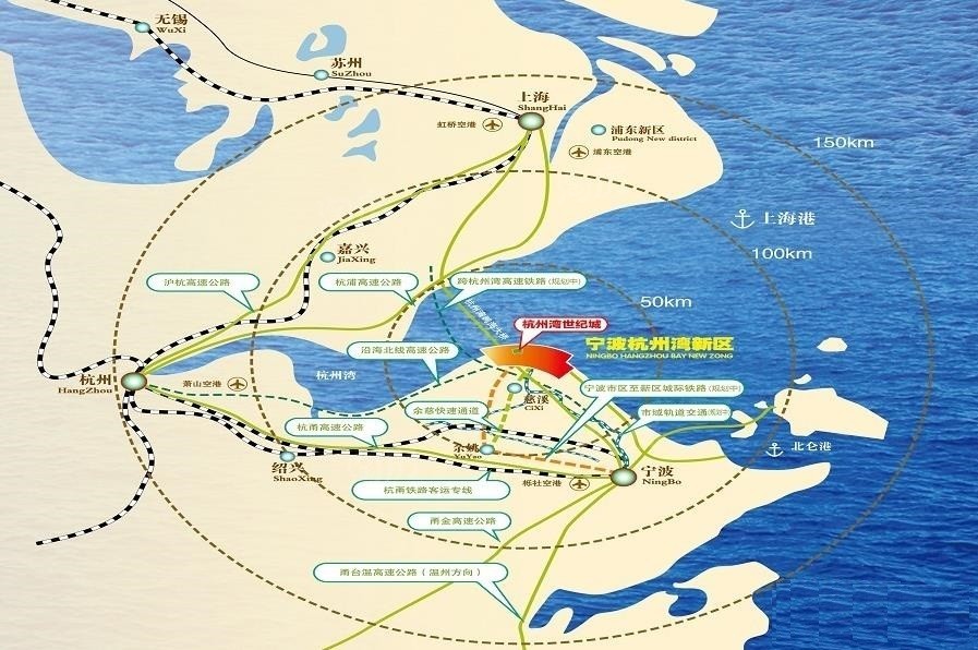 杭州湾世纪城位置图