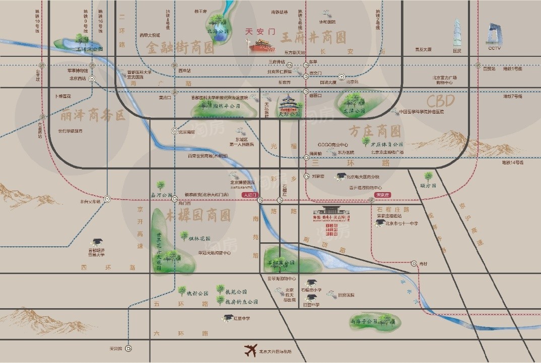 鲁能·钓鱼台美高梅公馆位置好吗？鲁能·钓鱼台美高梅公馆品质值得了解