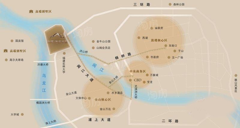 金辉淮安半岛位置图