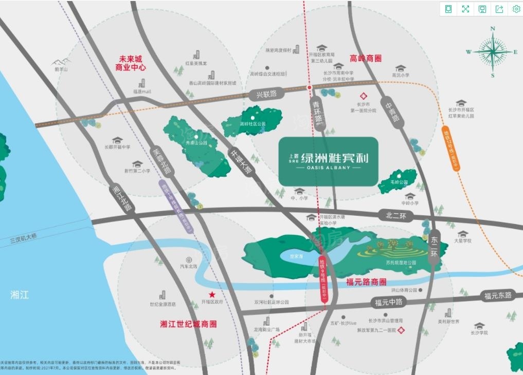 上置绿洲雅宾利位置图