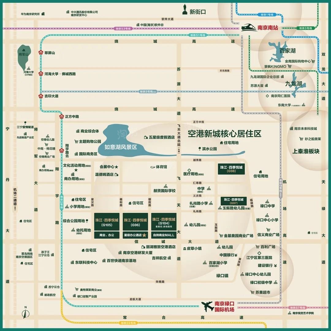 珠江四季悦城位置图