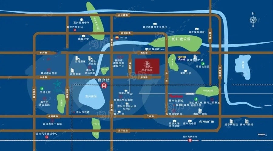 华梦锦园位置图
