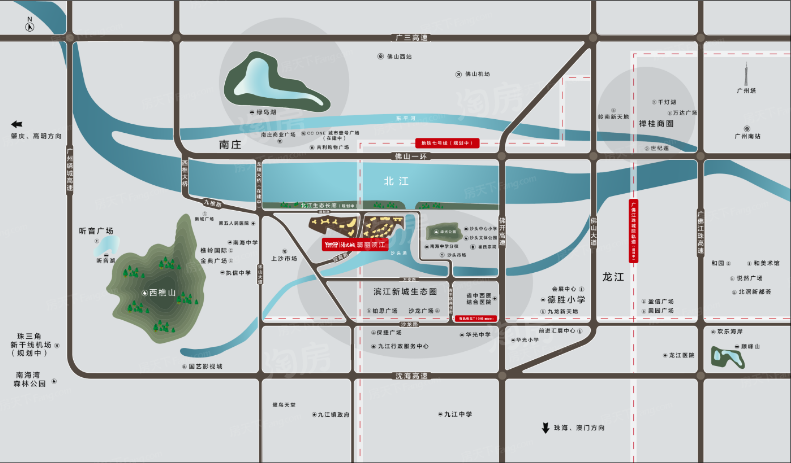 阳光城翡丽滨江位置图