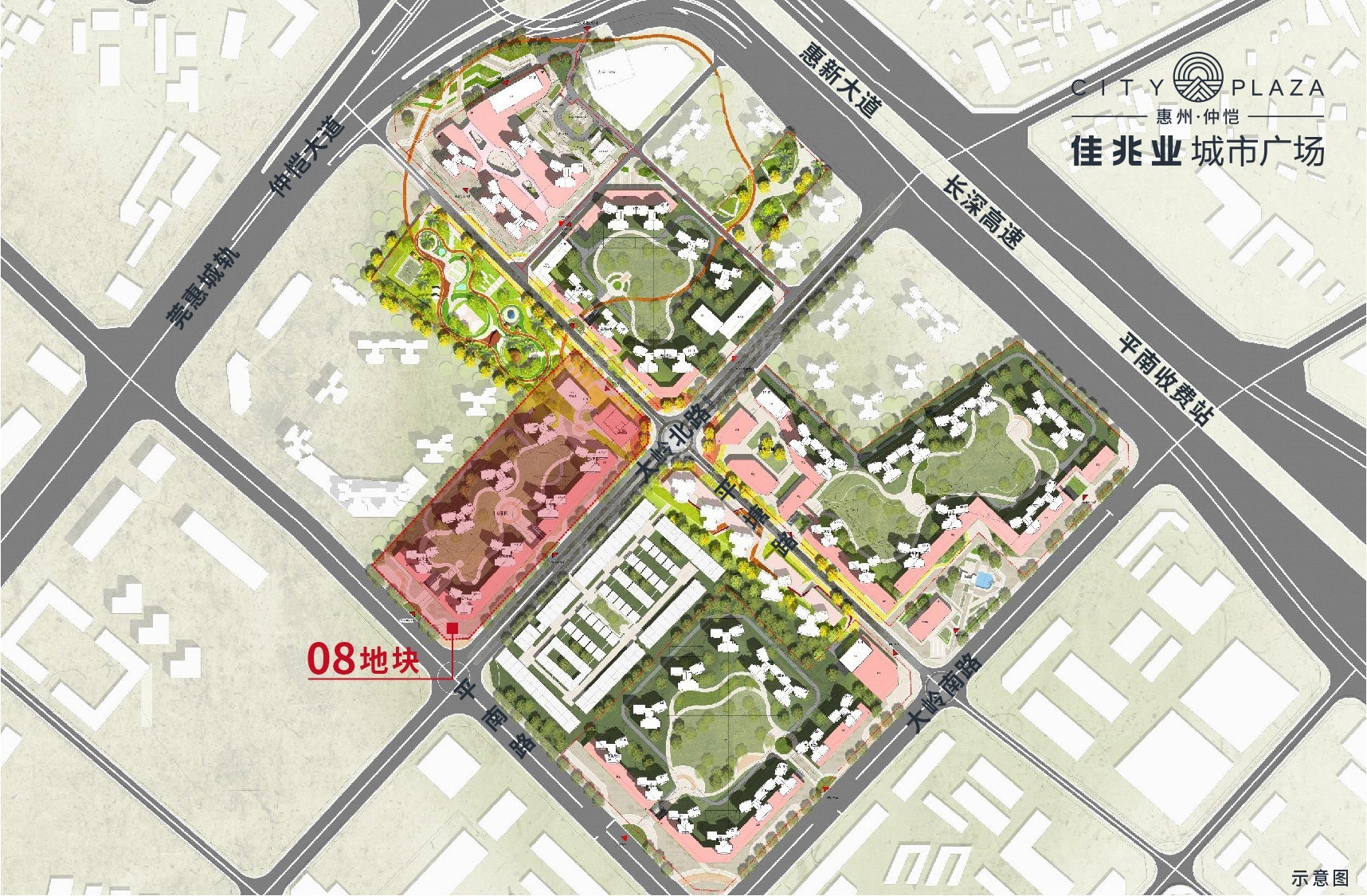 惠州佳兆业城市广场效果图