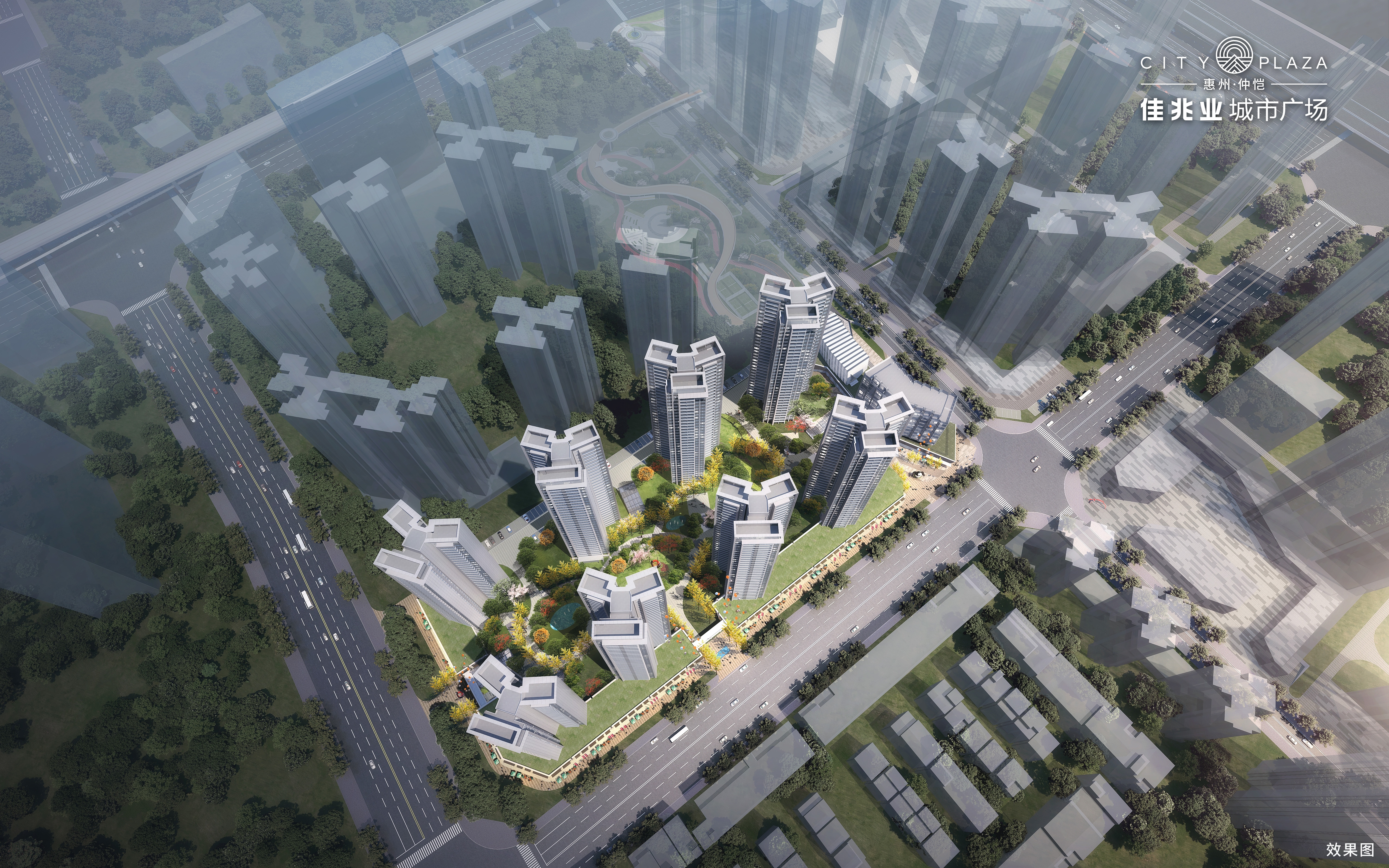 惠州佳兆业城市广场效果图