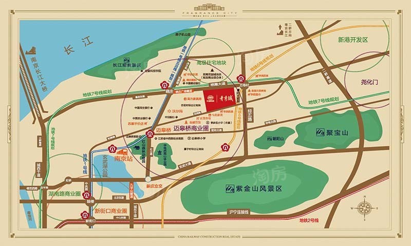 中铁青秀城位置图