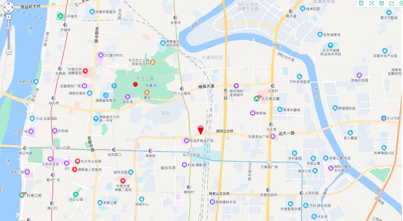 世茂璀璨风华位置图