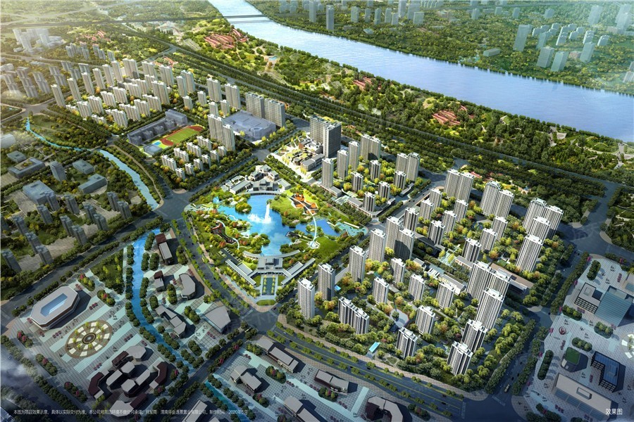 渭南万科城实景图