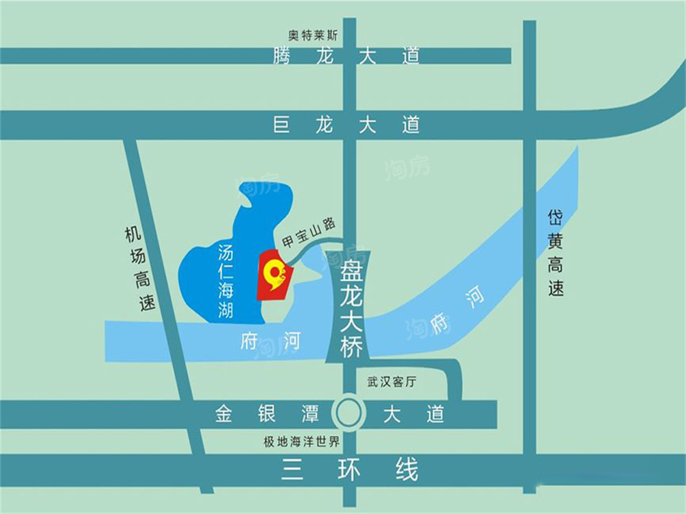 万博玖珑湾位置图