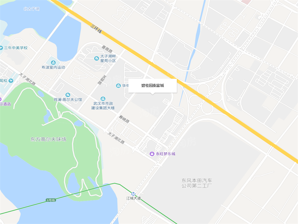 碧桂园·泰富城位置图