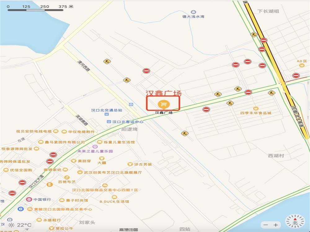 汉鑫广场位置图