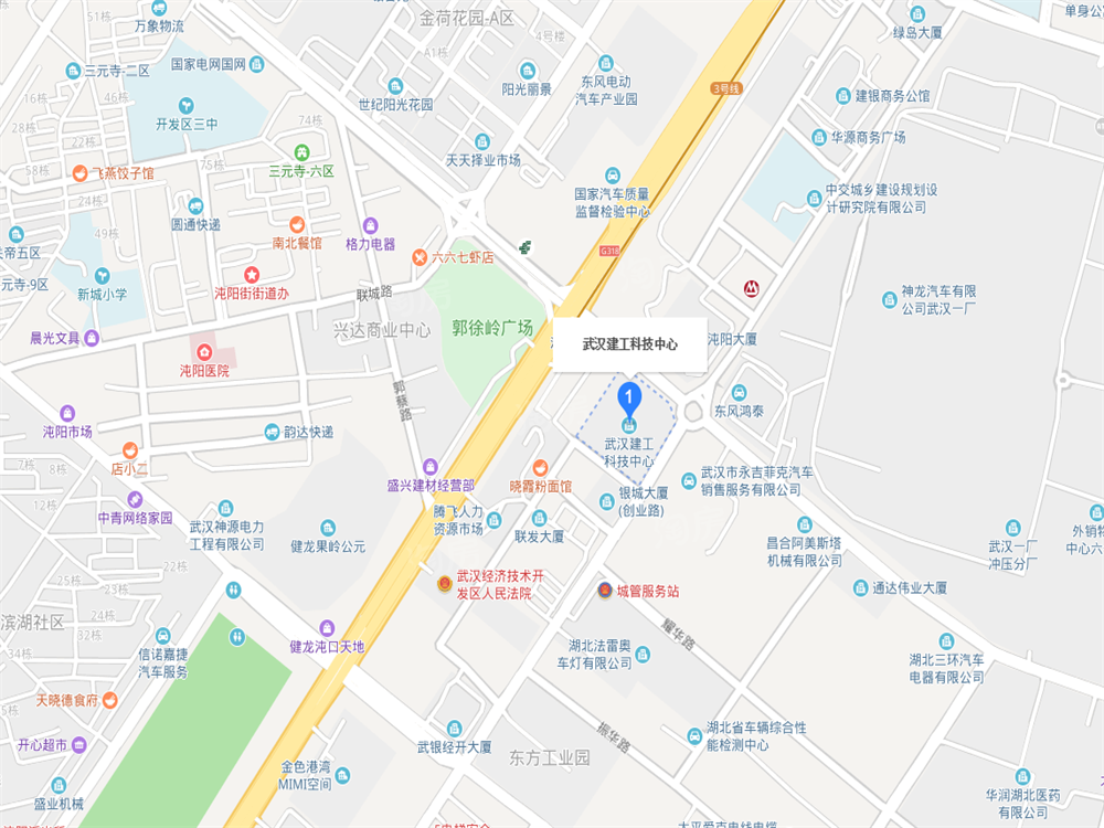 武汉建工科技中心位置图