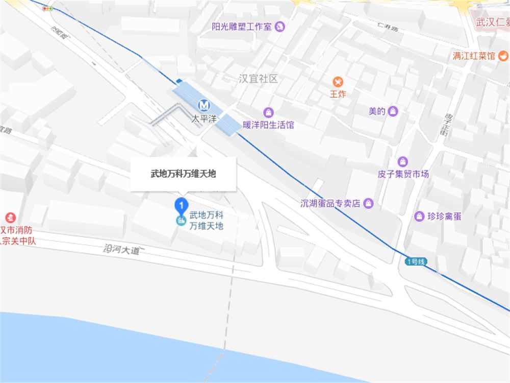 武汉城建万科万维天地位置图