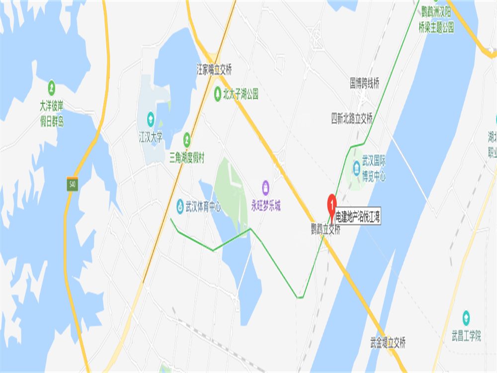 电建地产洺悦江湾位置图