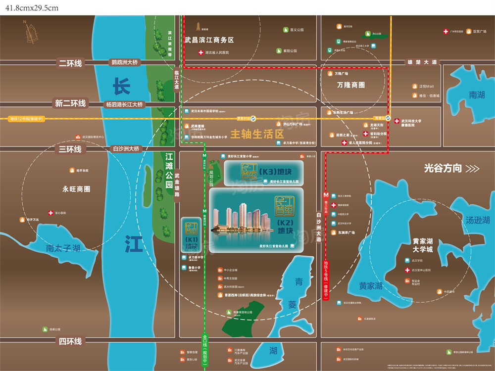 美好长江首玺位置图