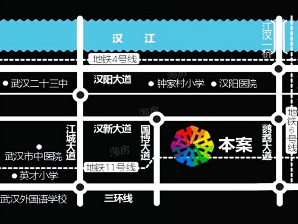 武汉国博新城位置图