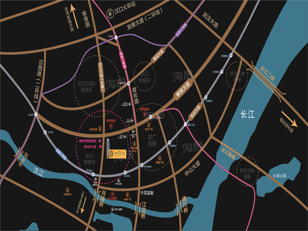 葛洲坝国际中心位置图