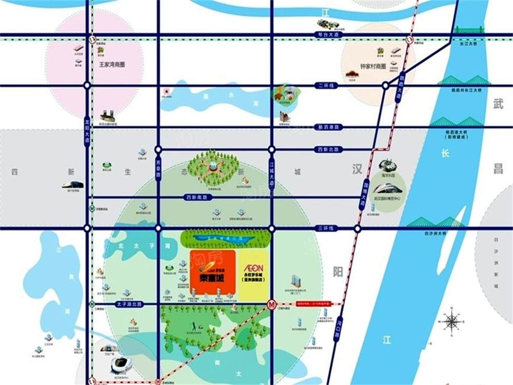 碧桂园·泰富城位置图