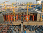 西地块主体结构已封顶！广交会展馆四期项目将于近期交付！