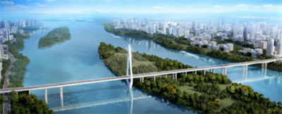 湖南湘江上的这座大桥力争年底通车