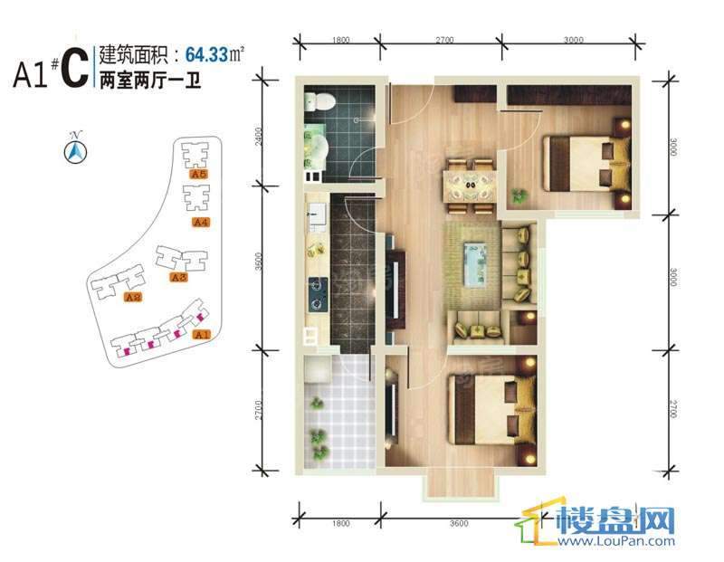 领汇双河湾户型图