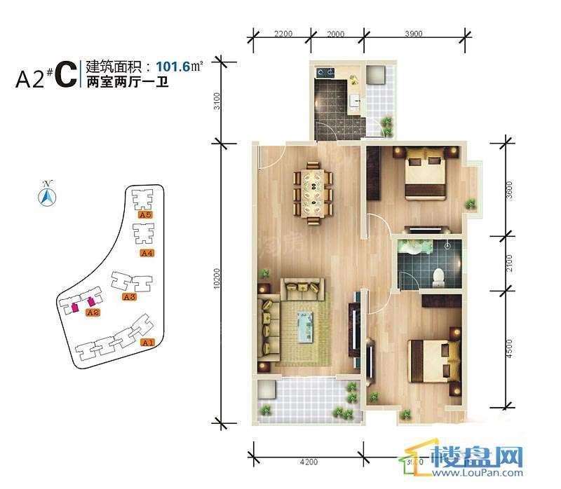 领汇双河湾户型图