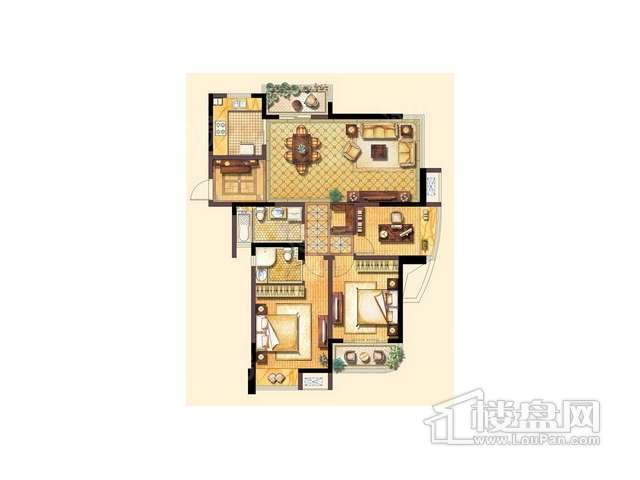 新城熙园5号户型图