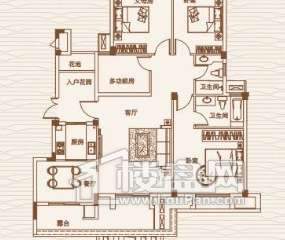 大华南湖公园世家户型图