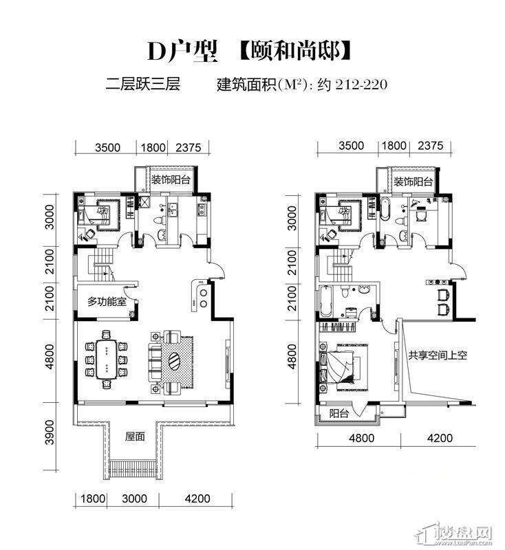 三期高层20号楼标准层F户型