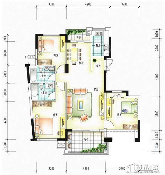 理想康城国际户型图