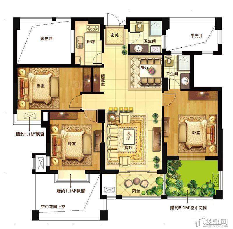 理想康城国际户型图