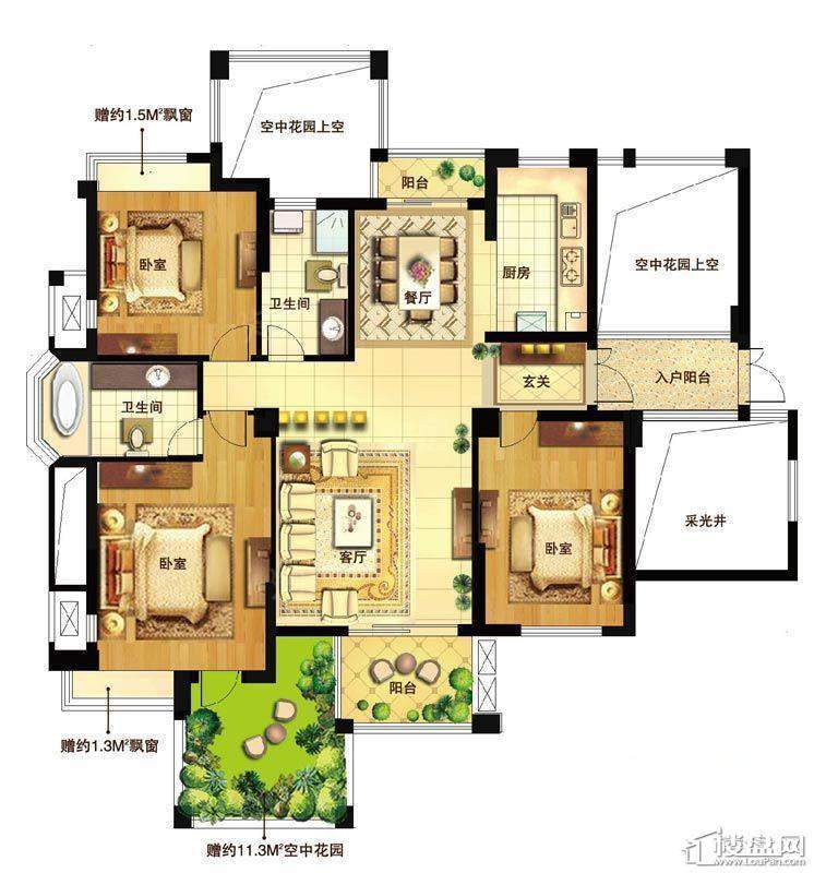 理想康城国际户型图