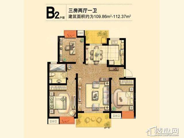 复地公园城邦3室2厅1卫