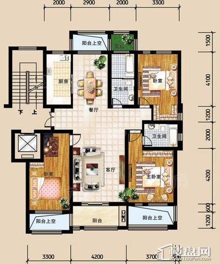 大树名园户型图