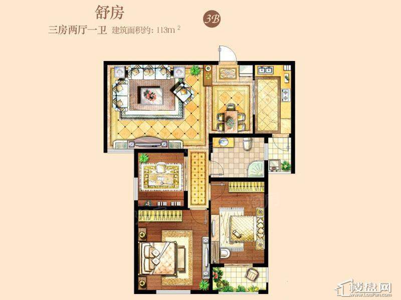 3B户型图