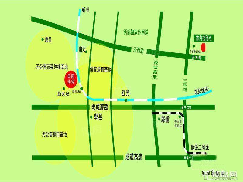 田园诗驿位置图