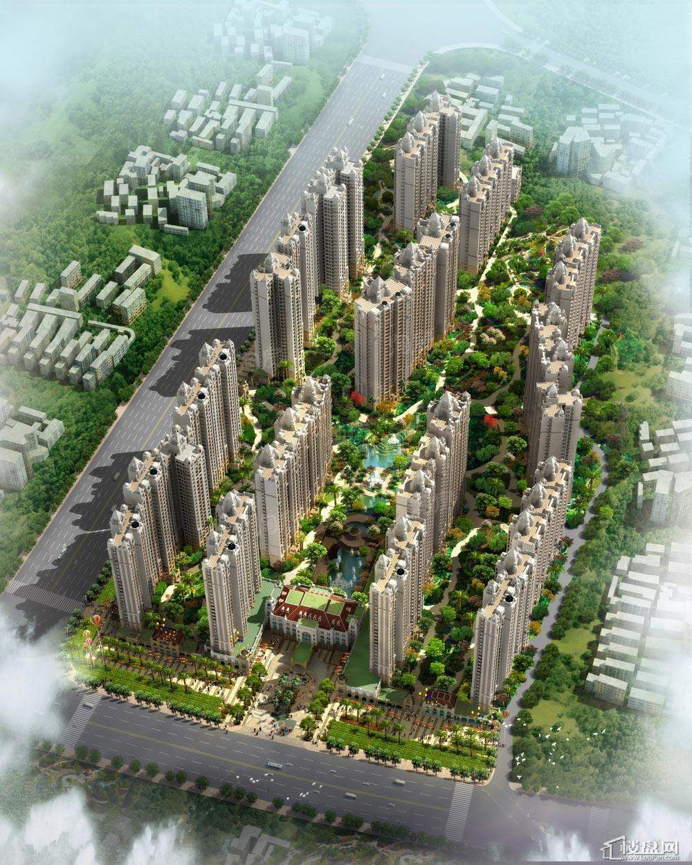 王府·钓鱼台效果图