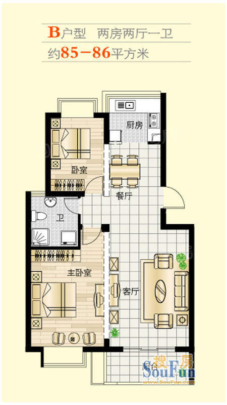 百隆花园B户型