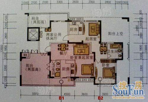 紫金华庭E户型