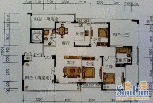 紫金华庭F户型