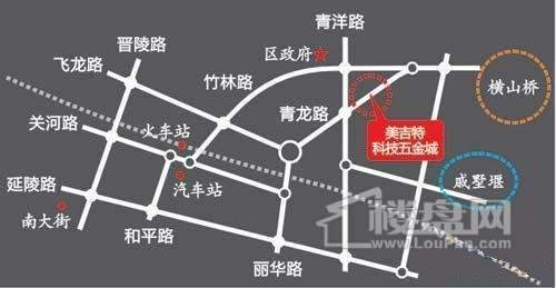美吉特科技五金城配套图
