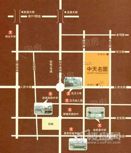 中天名园配套图