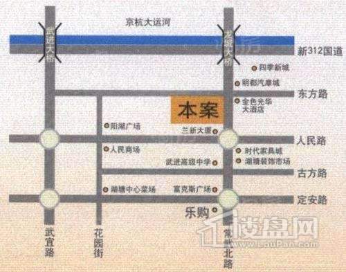 新地中心配套图