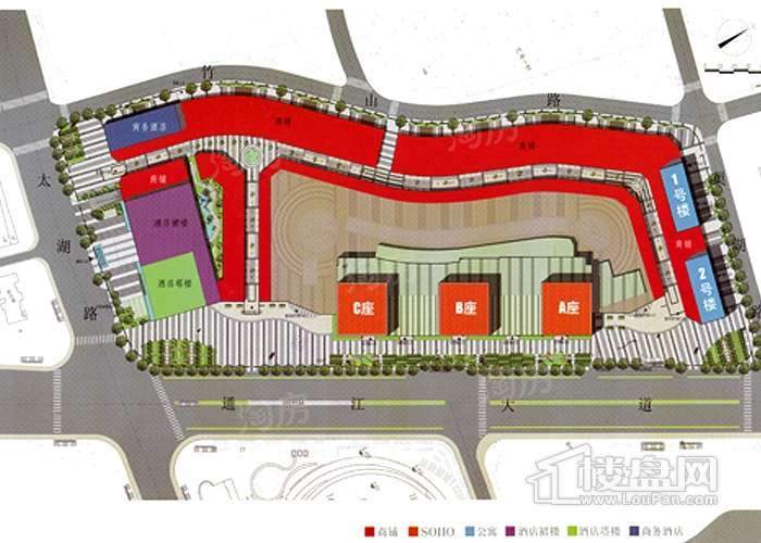 新北万达广场配套图