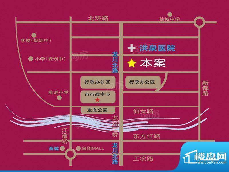 明珠山庄配套图