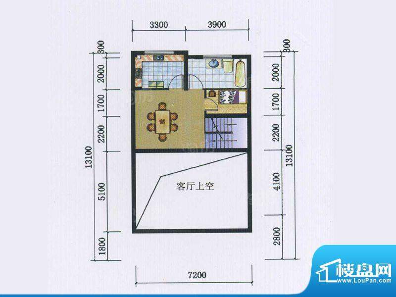 大和金甸园双拼别墅面积:269.08平米